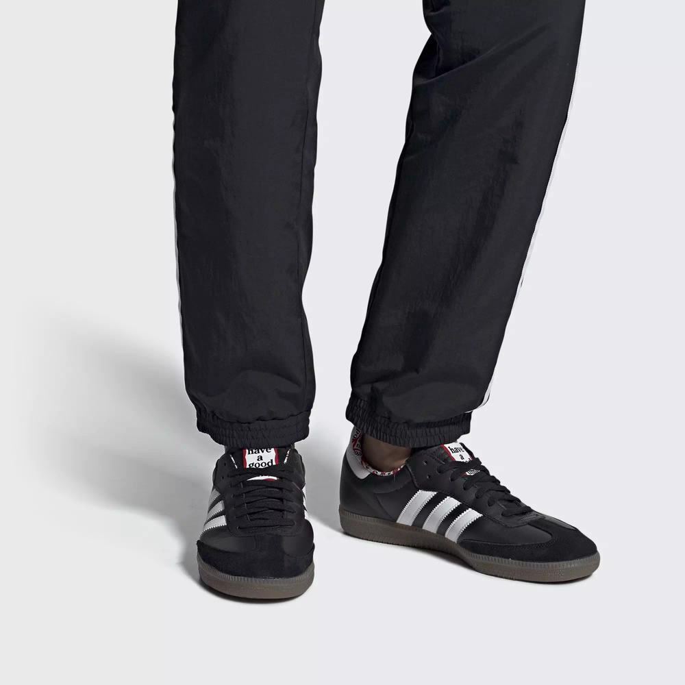 Adidas HAGT Samba Tenis Negros Para Mujer (MX-36670)